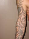 shaded sleeve tattoo