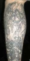 Avenged Sevenfold Angels & Skeletons tattoo
