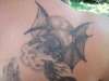 Black and Grey Dragon tattoo