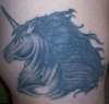 Unicorn tattoo