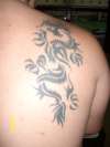 dragon on my back tattoo