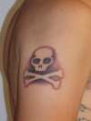skull and crossbones tattoo