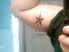 nautical star on the inside on my bicep tattoo