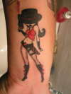 1 of my 2 cowgirls-left wrist tattoo