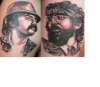 My cheech n chong portraits!! tattoo