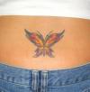 Nicoles Lower Back Butterfly tattoo