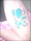 Lion rampant tattoo