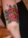 Old School Inspired Rose tattoo