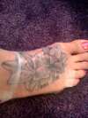 Lillies on my foot tattoo