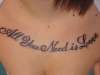 All You Need is Love tattoo