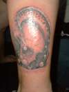 Underwater Skull With Eel tattoo