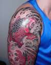 Japanese Koi Cover Up tattoo