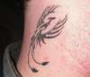 seventh, tribal phoenix tattoo