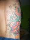 Oni MAsk and Dragon tattoo