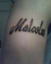 Who I Am, Malcolm tattoo