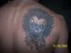 demon clown tattoo