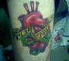 Heart Mom&Sis tattoo