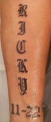 Forearm tattoo