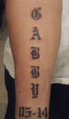 Right Forearm tattoo