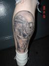 My Escher Piece (left leg) tattoo