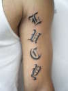 letters tattoo