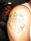 For Thee Christ Died tattoo