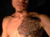 Snow Leopard - Chestpiece tattoo