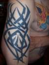 tribal- right arm tattoo