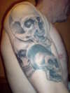 The Boyle Family of Skulls tattoo