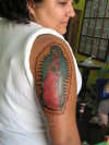Virgin Mary tattoo