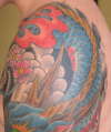 Side of arm tattoo