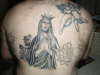 mary and cherubs tattoo