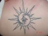 Tribal Sun tattoo