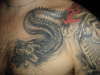 Dragon and Eagle #1 tattoo