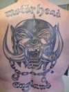 Motorhead Full Backpiece tattoo