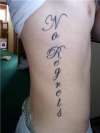 my rib tattoo
