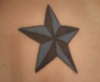 Blue Nautical Star tattoo