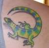 Close up of my lizard tattoo