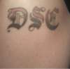 Initials tattoo