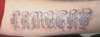Last name, Forearm. tattoo