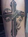 Original cross with Corinthians tattoo