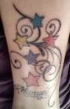 Daddy's stars tattoo