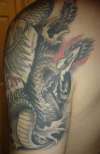 Dragon and Eagle #5 tattoo