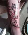 hibiscus tribal tattoo