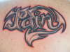 Pain tattoo