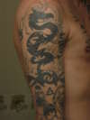 right shoulder piece tattoo