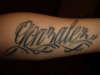 My last name tattoo