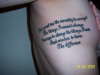 Serenity Prayer tattoo