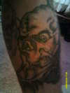 on my own leg again tattoo