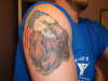 Patriotic Eagle tattoo